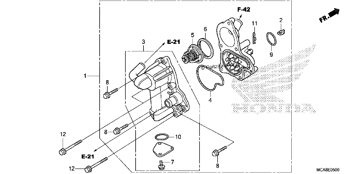 Diagrama de WATER PUMP