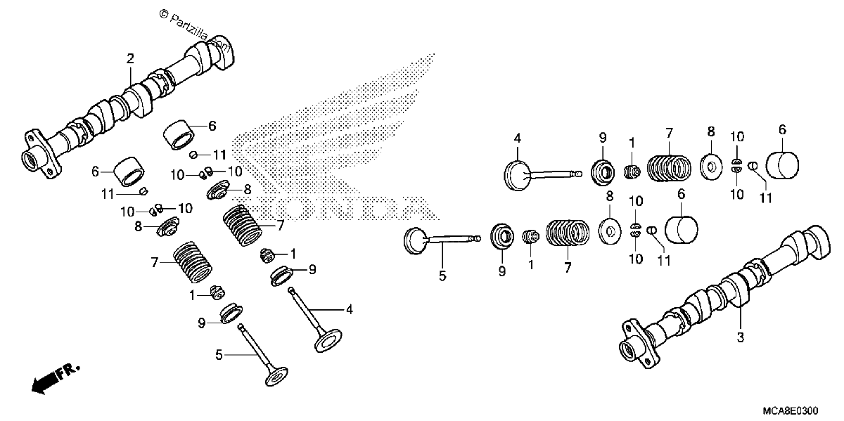 Diagrama de CAMSHAFT VALVE