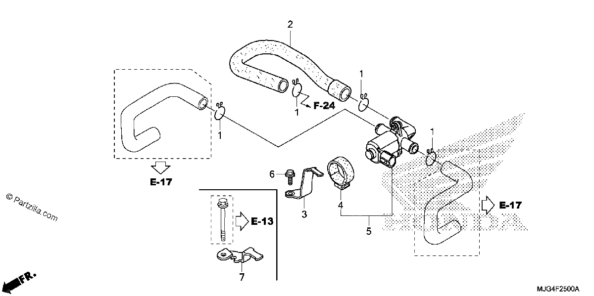 Diagrama de AIR INJECTION VALVE