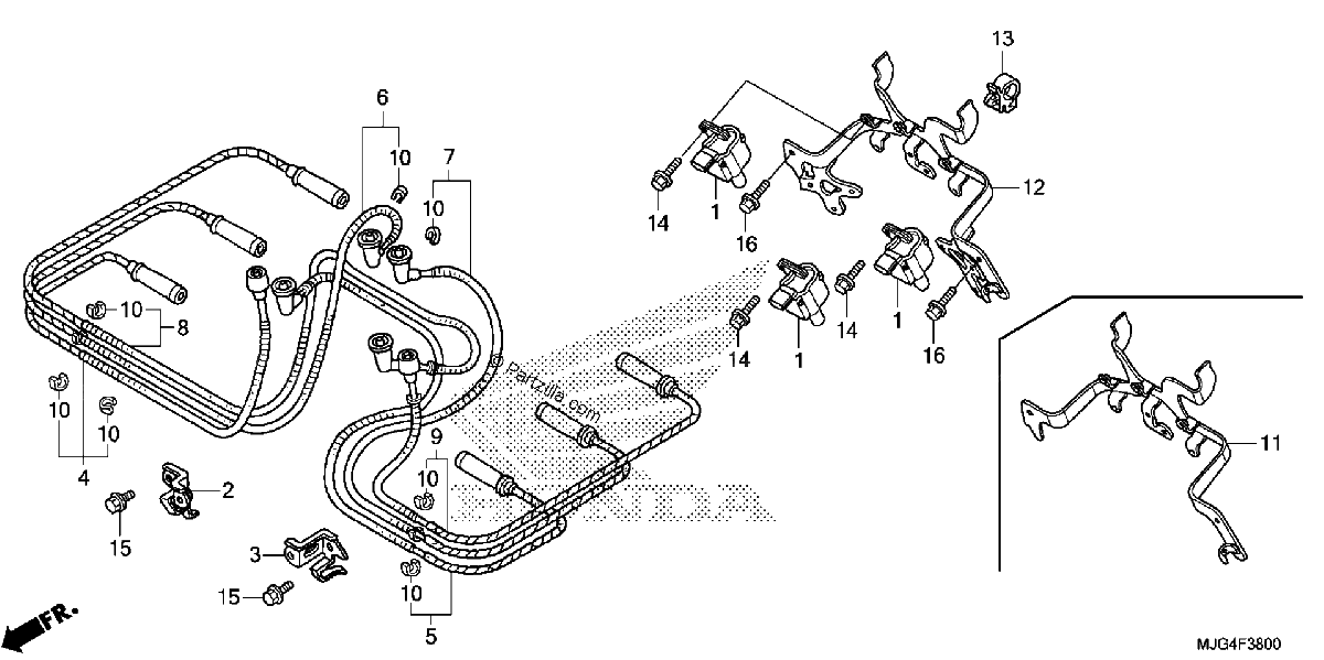 Diagrama de IGNITION COIL