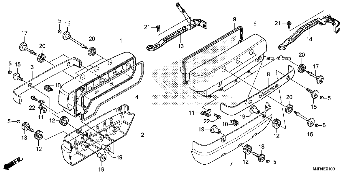 Diagrama de CYLINDER HEAD COVER