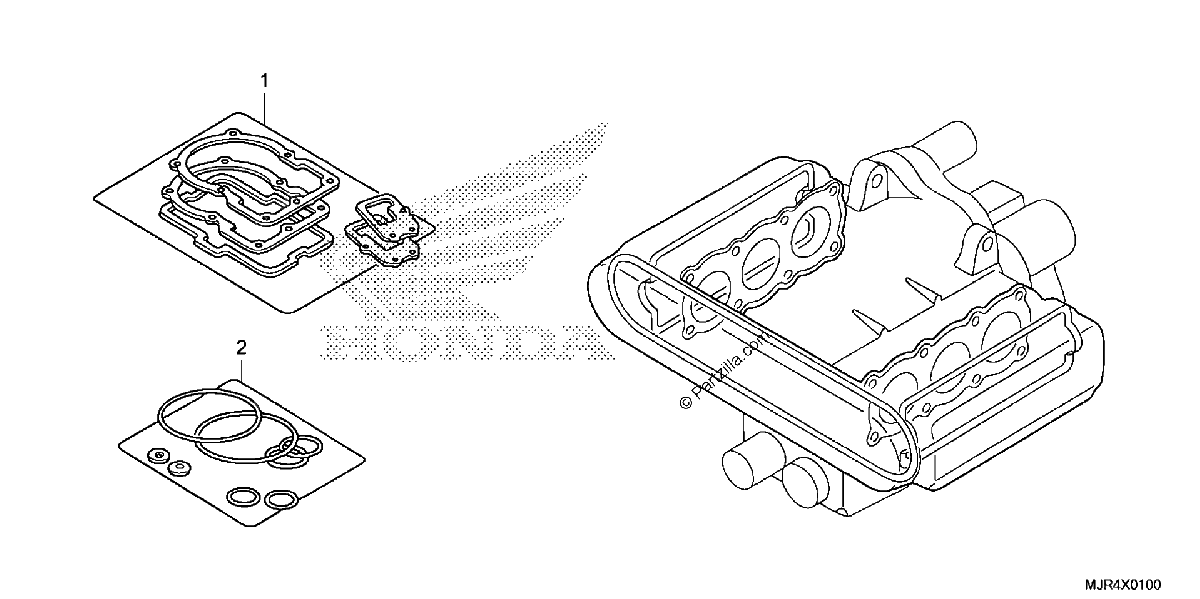 Diagrama de GASKET KIT A