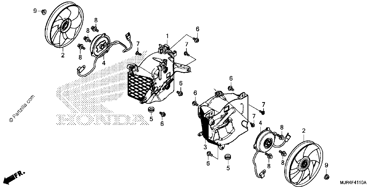 Diagrama de COOLING FAN