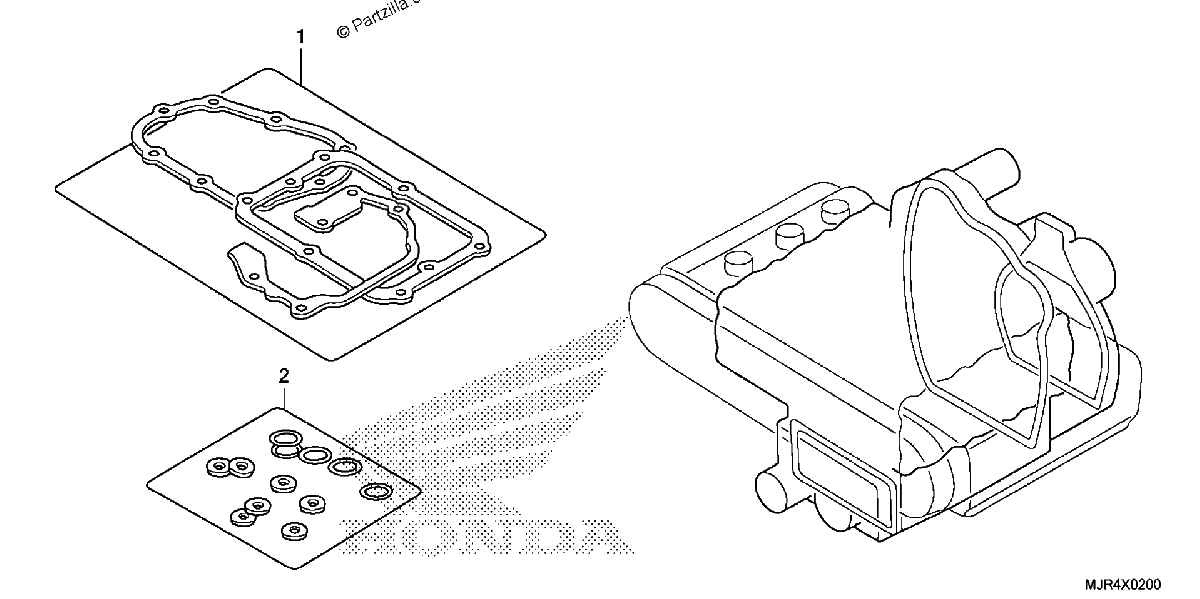 Diagrama de GASKET KIT B