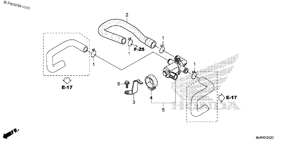 Diagrama de AIR INJECTION VALVE