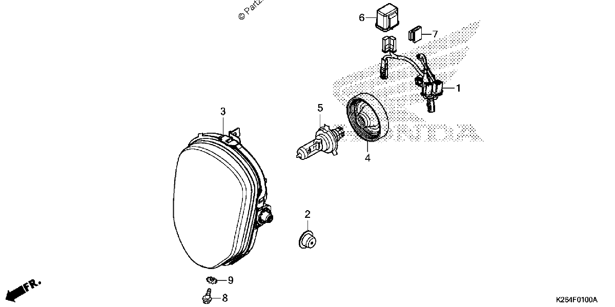 Diagrama de HEADLIGHT