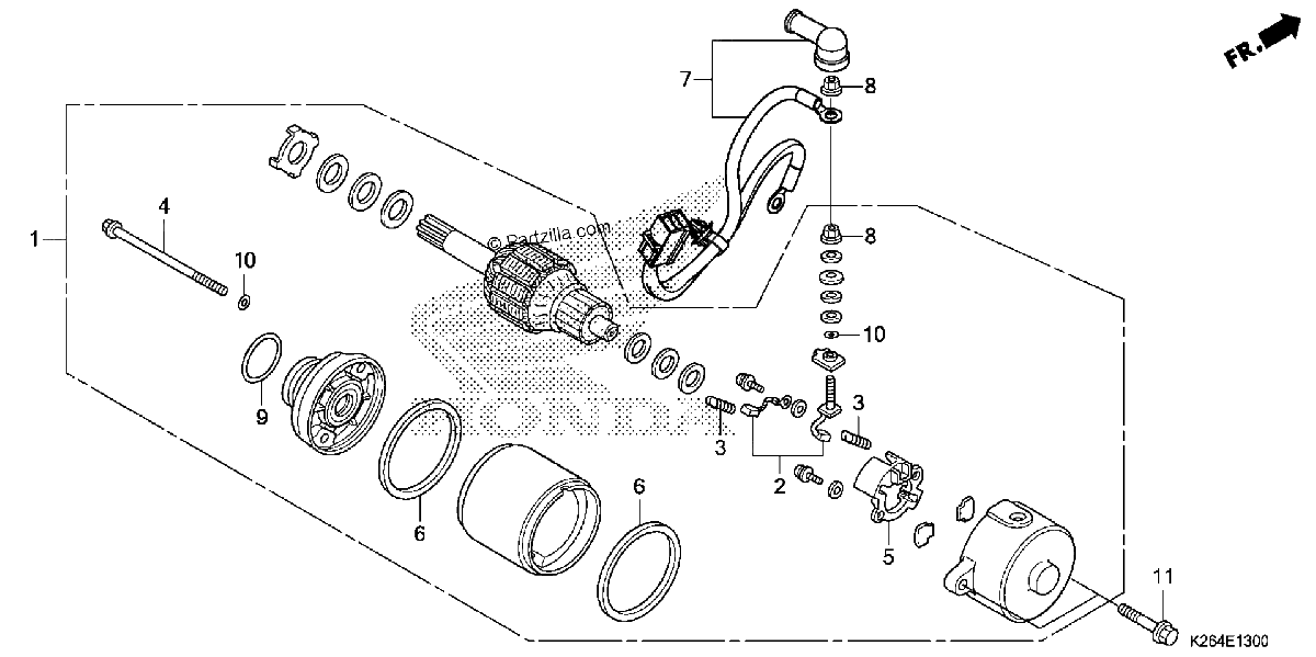 Diagrama de STARTER MOTOR