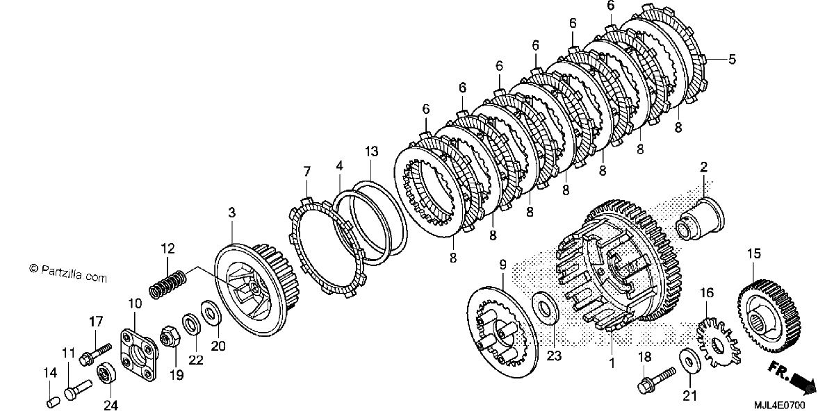 Diagrama de CLUTCH 1