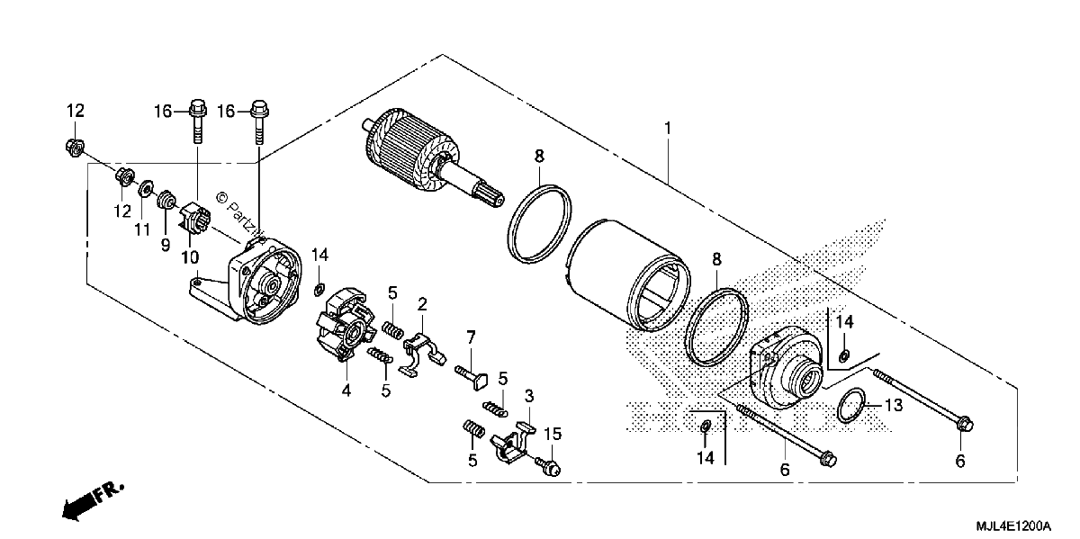 Diagrama de STARTING MOTOR