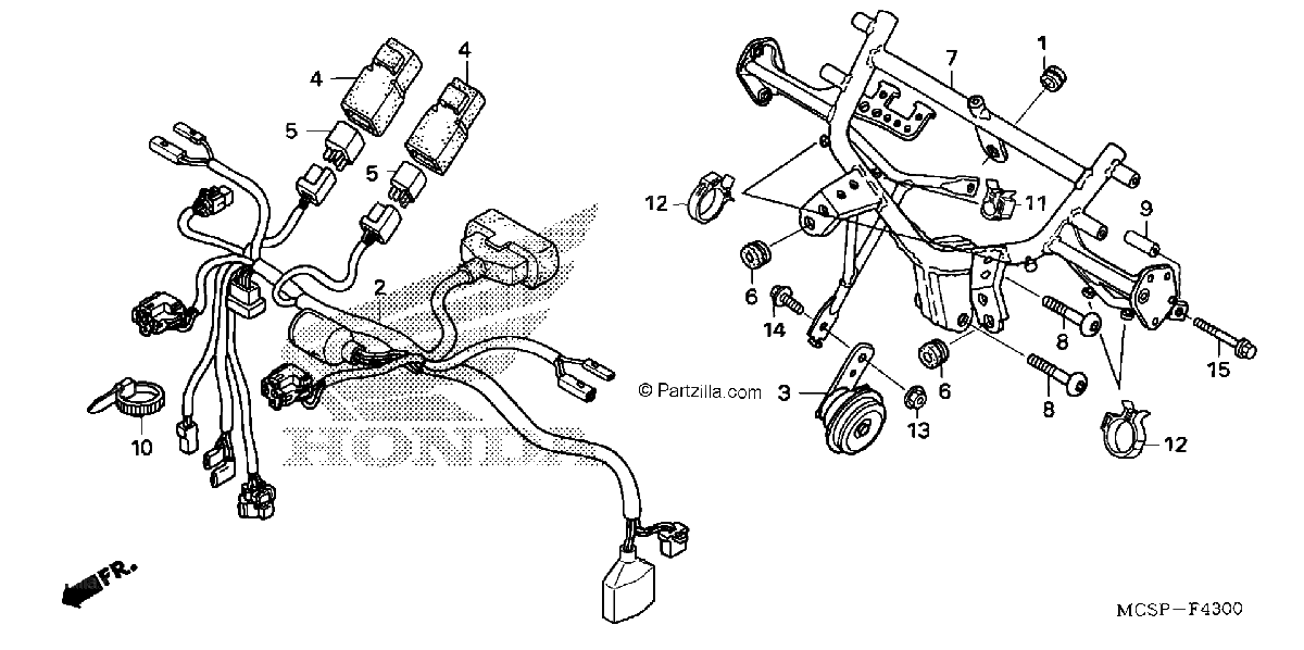 Diagrama de COWL STAY