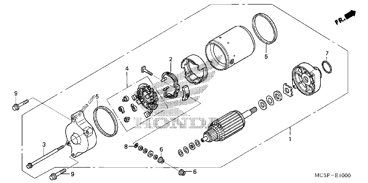 Diagrama de STARTING MOTOR
