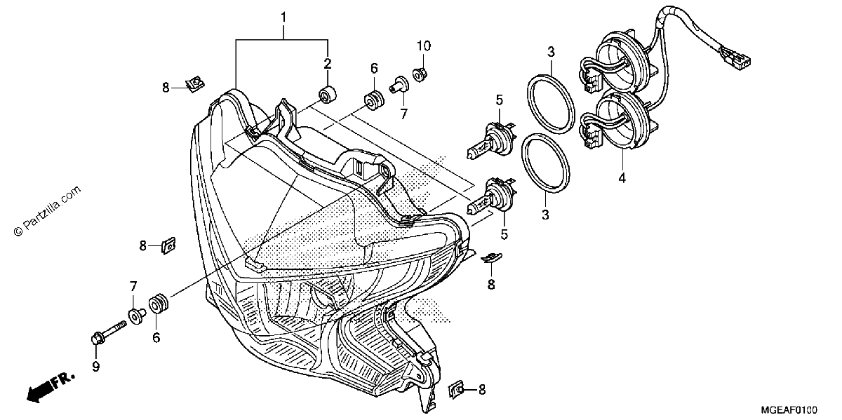 Diagrama de HEADLIGHT