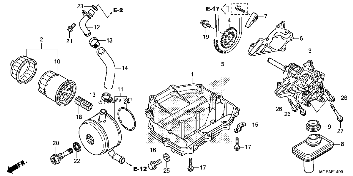 Diagrama de OIL PUMP 1