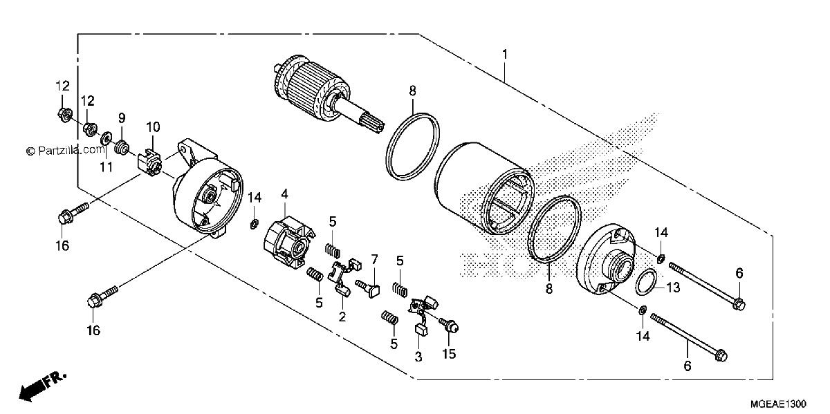 Diagrama de STARTING MOTOR