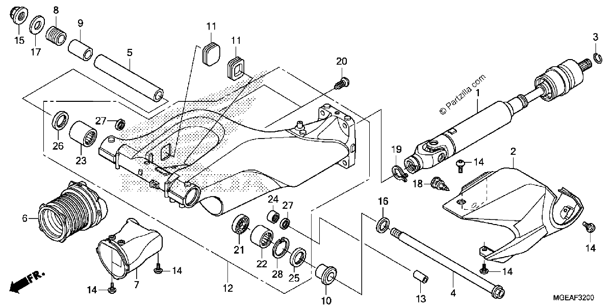Diagrama de SWINGARM