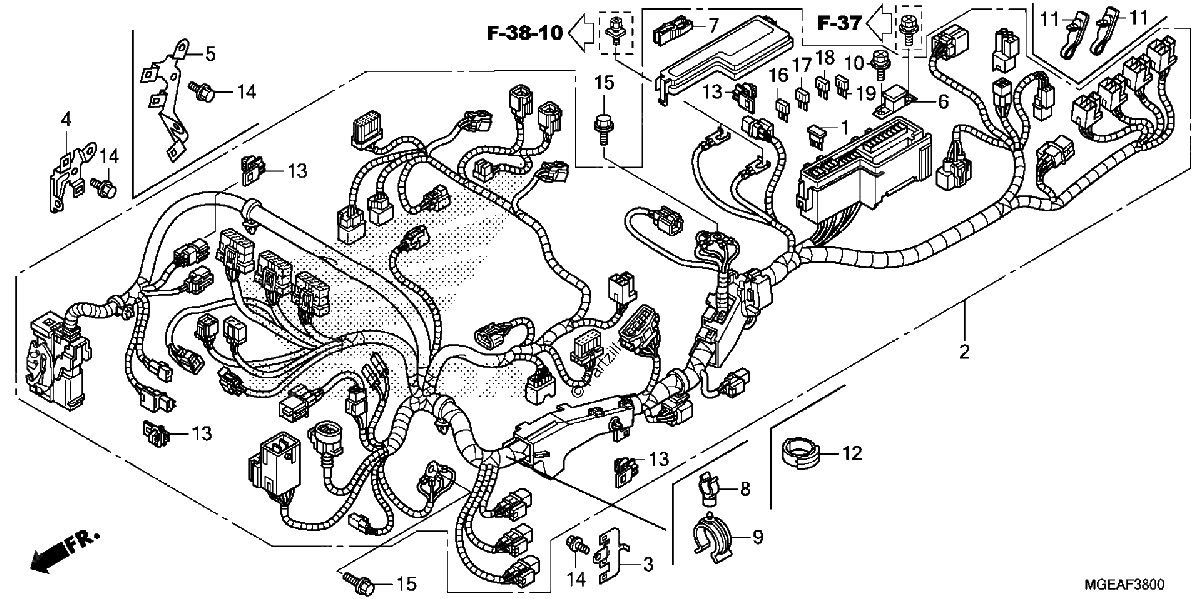 Diagrama de WIRE HARNESS