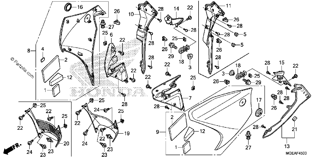 Diagrama de MIDDLE COWL