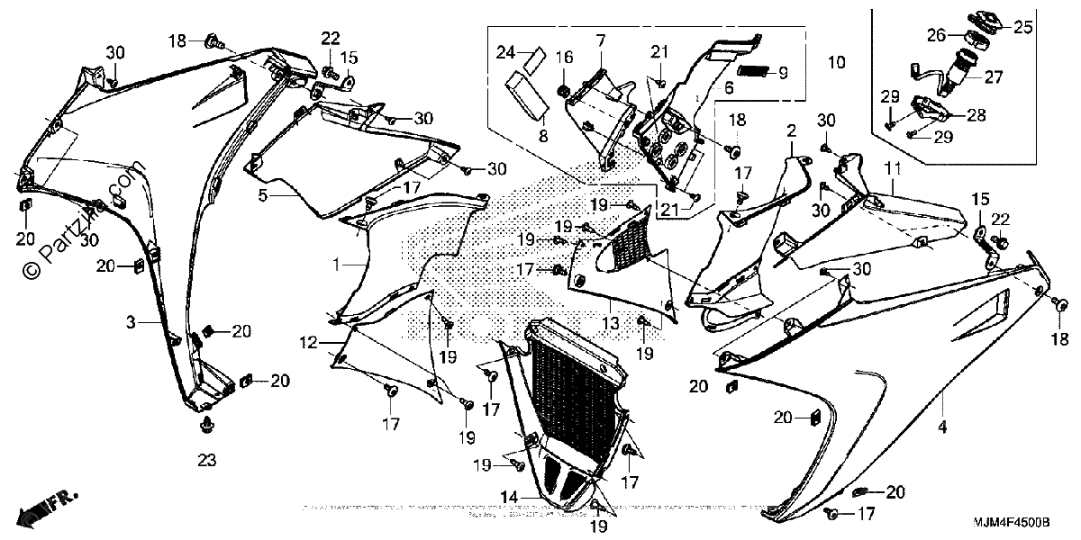 Diagrama de MIDDLE COWL