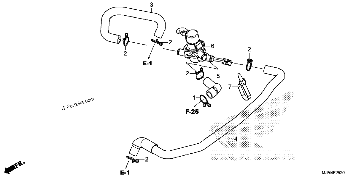 Diagrama de AIR INJECTION CONTROL VALVE