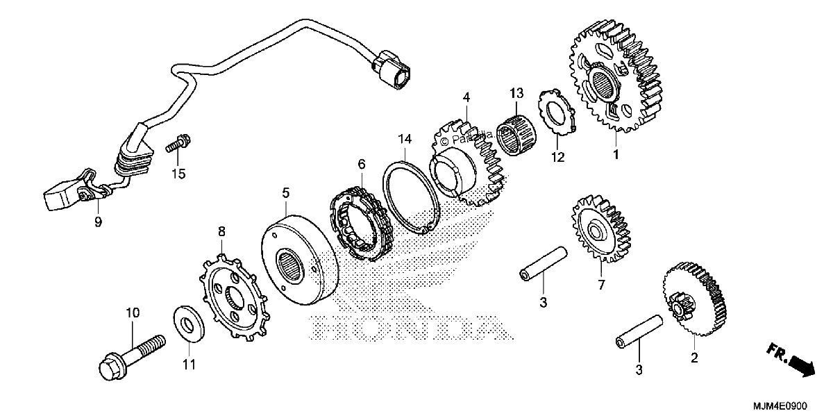 Diagrama de STARTING CLUTCH