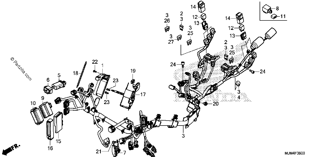 Diagrama de WIRE HARNESS