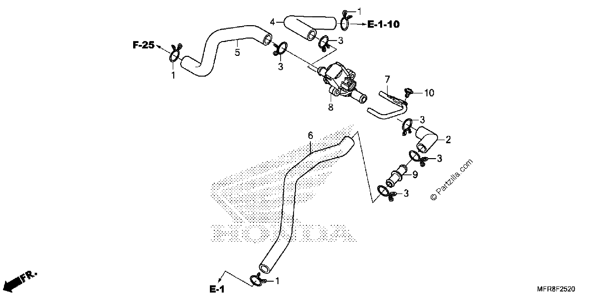 Diagrama de PAIR CONTROL VALVE