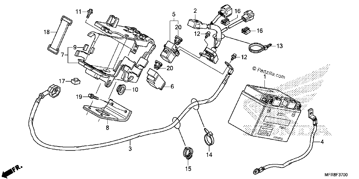 Diagrama de BATTERY