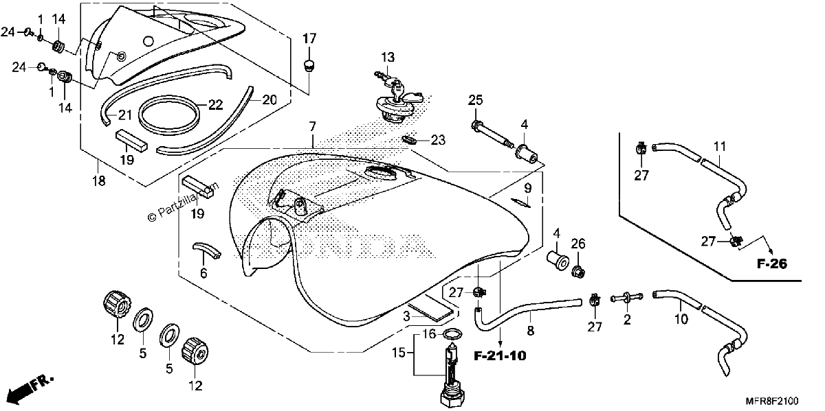 Diagrama de FUEL TANK 1