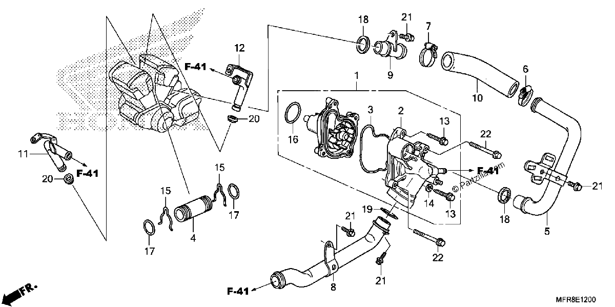 Diagrama de WATER PUMP