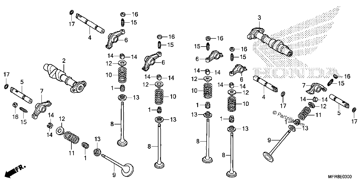 Diagrama de CAMSHAFT VALVE