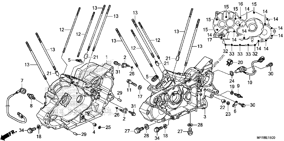 Diagrama de CRANKCASE