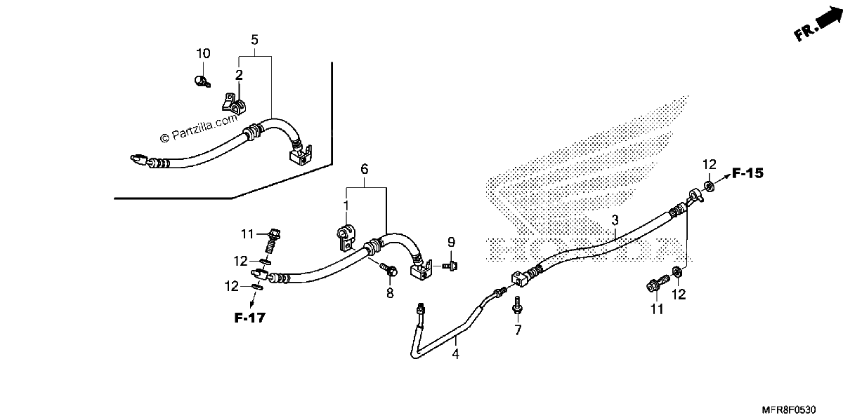Diagrama de BRAKE LINE 1