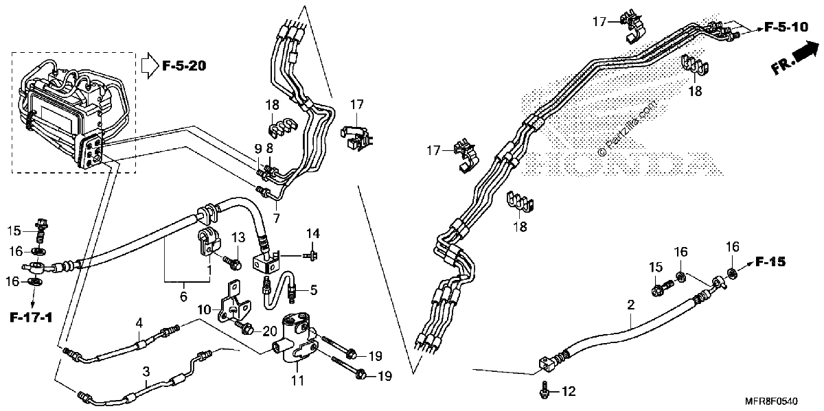 Diagrama de BRAKE LINE 2
