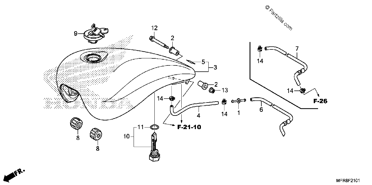 Diagrama de FUEL TANK 2