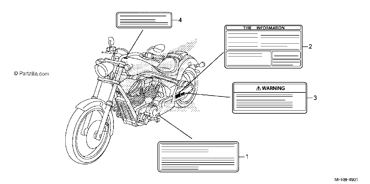 Diagrama de CAUTION LABEL 2