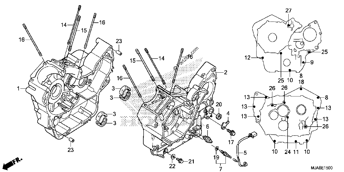 Diagrama de CRANKCASE