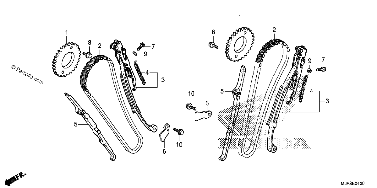 Diagrama de CAM CHAIN
