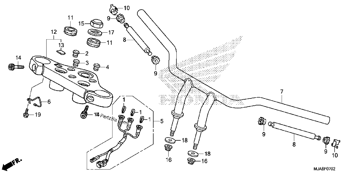 Diagrama de HANDLEBAR 2