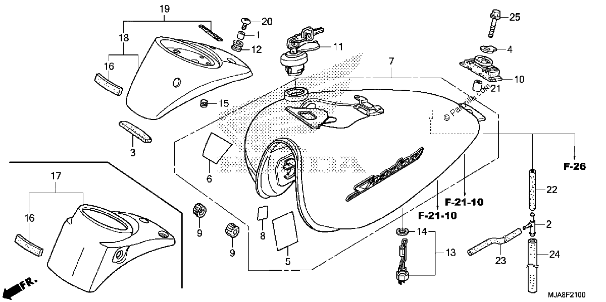 Diagrama de FUEL TANK