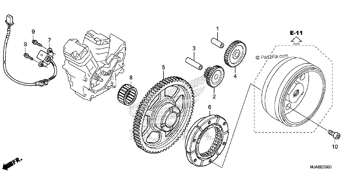 Diagrama de STARTING CLUTCH