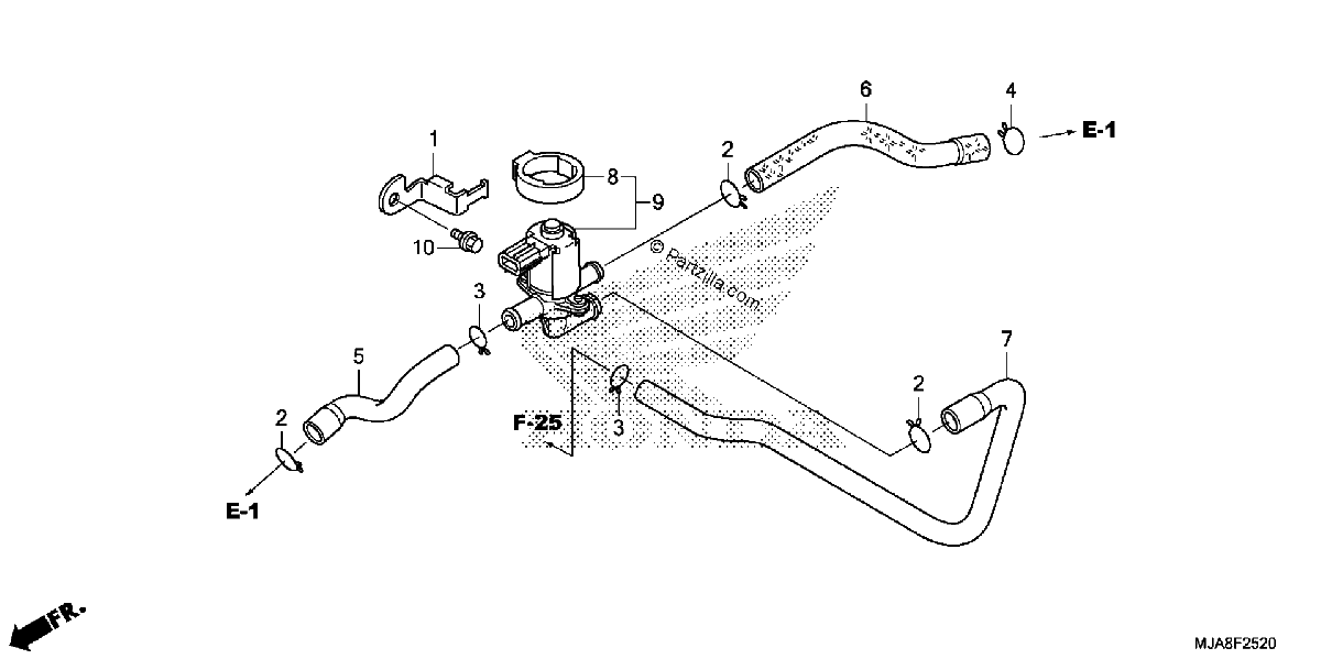 Diagrama de AIR INJECTION VALVE