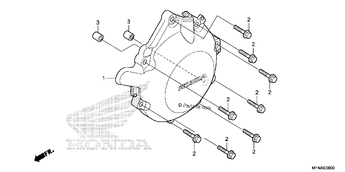 Diagrama de ALTERNATOR COVER