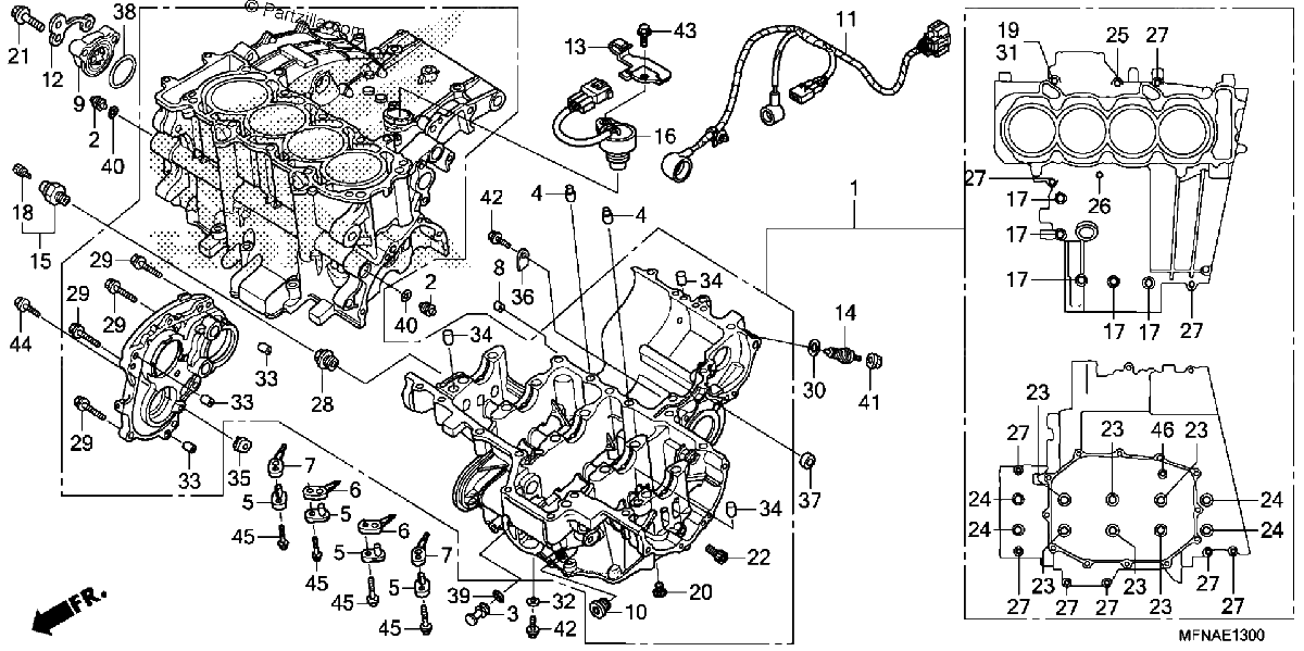 Diagrama de CRANKCASE