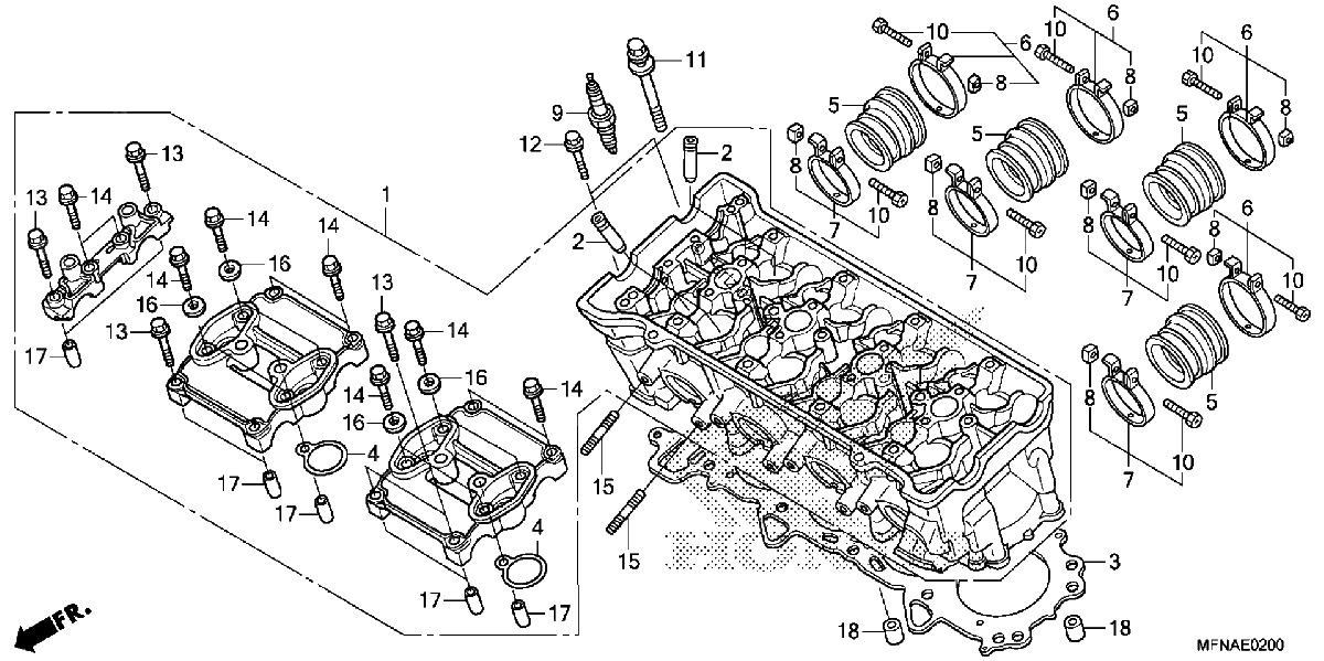 Diagrama de CYLINDER HEAD
