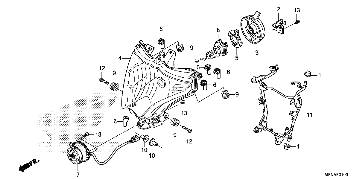 Diagrama de HEADLIGHT