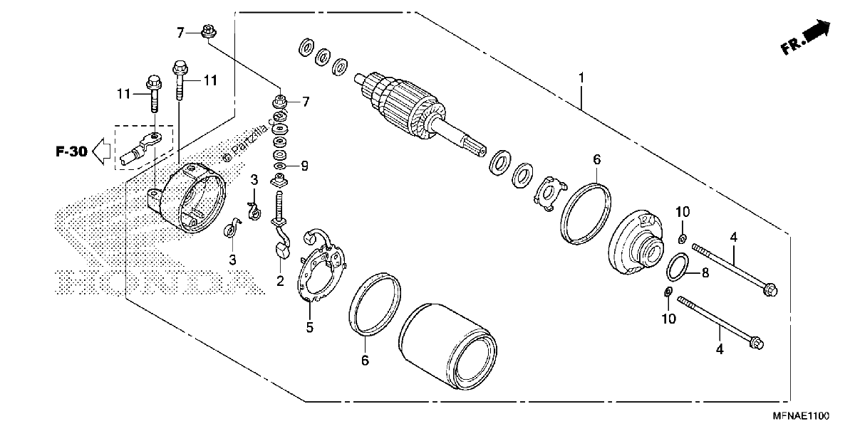 Diagrama de STARTING MOTOR