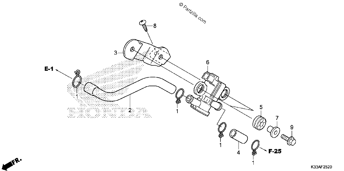 Diagrama de AIR INJECTION SOLENOID VALVE