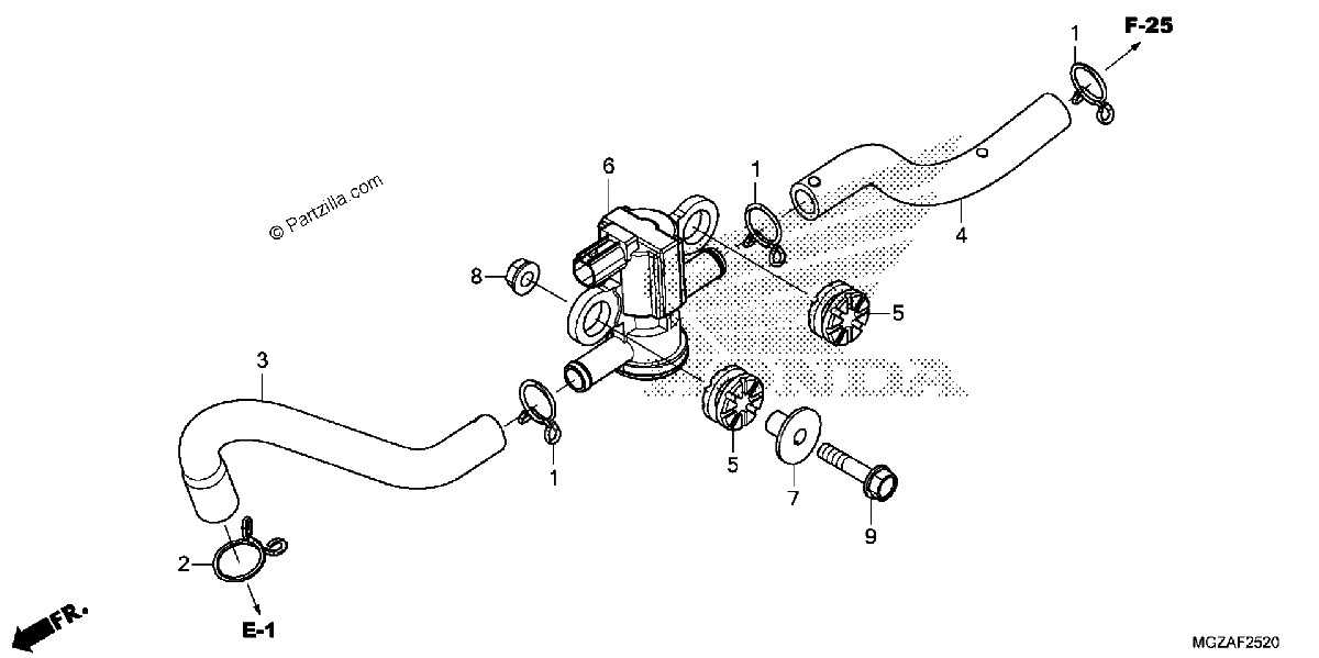 Diagrama de AIR INJECTION SOLENOID VALVE