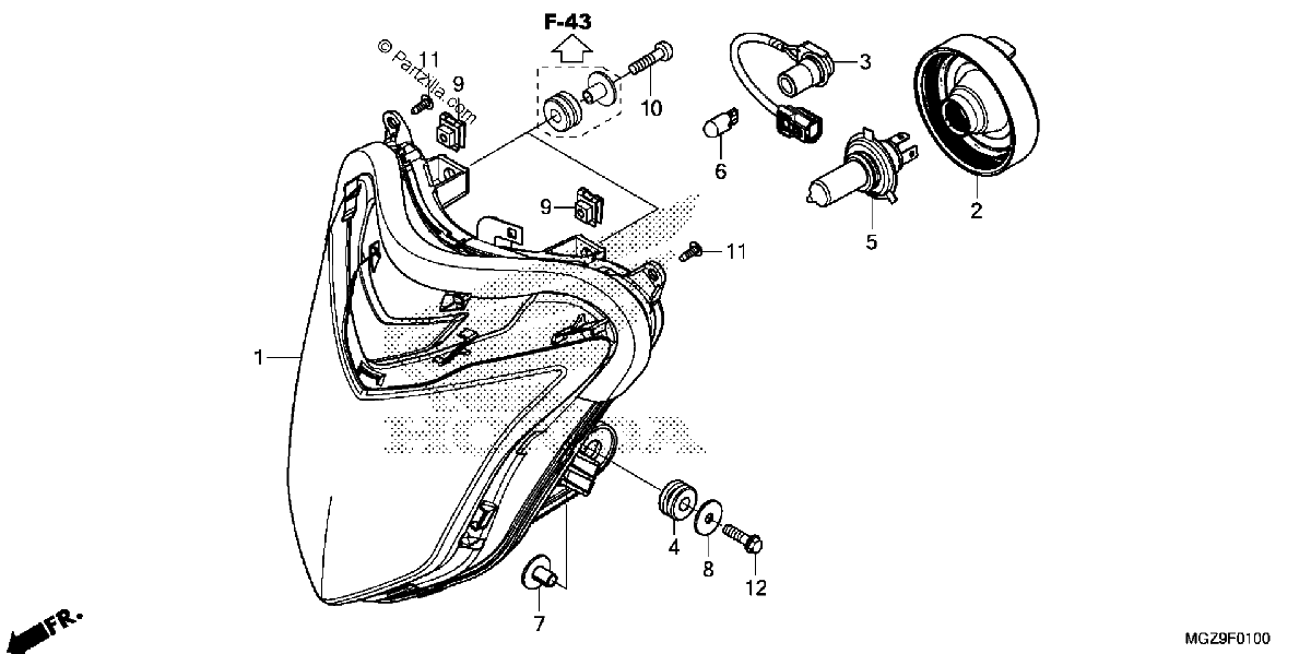Diagrama de HEADLIGHT