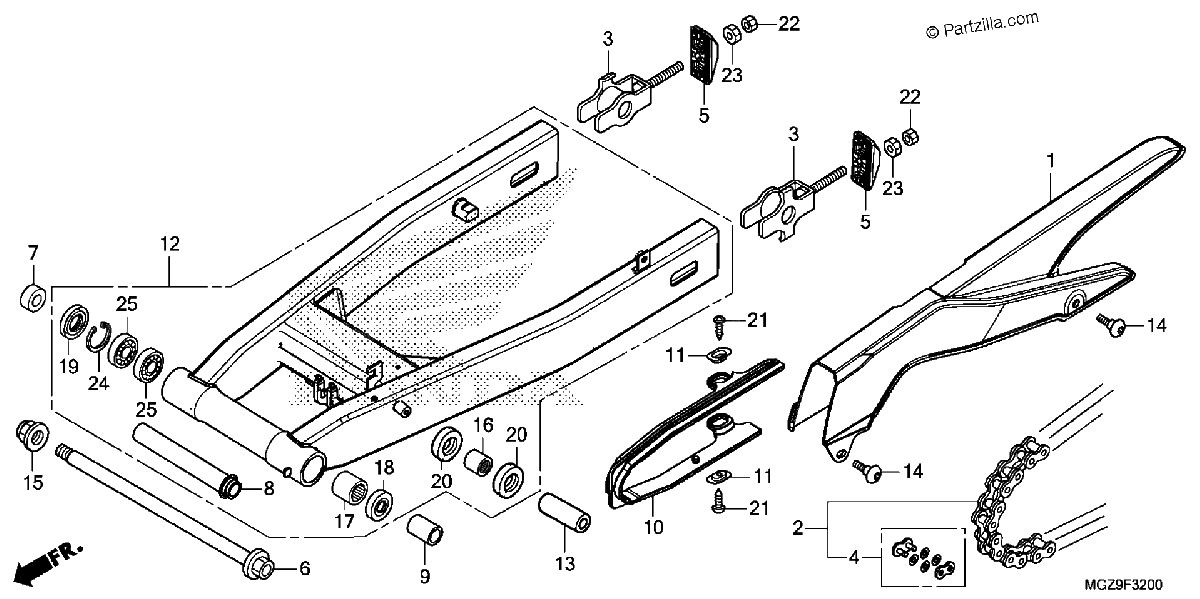 Diagrama de SWINGARM